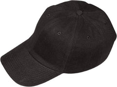 Fibre-Metal - Poly/Cotton over Polyethylene Insert Baseball Cap with Bump Cap Insert - Adjustable, Vented, Blue - Americas Industrial Supply