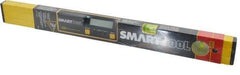 Smart Tool - 24" Long 2 Vial Box Beam Level - Aluminum, Silver, 1 Level & 1 Plumb Vials - Americas Industrial Supply