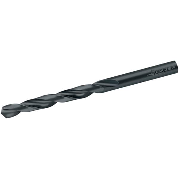 Walter-Titex - 39/64" 118° High Speed Steel Jobber Drill - Oxide Finish, Right Hand Cut, Spiral Flute, Straight Shank, 178mm OAL, N Point - Americas Industrial Supply