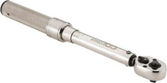 CDI - 1/4" Drive Micrometer Torque Wrench - 10 In/Lb to 50 In/Lb Torque, 10-1/8" OAL, 0.5 N/m Graduation, Pear Head - Americas Industrial Supply