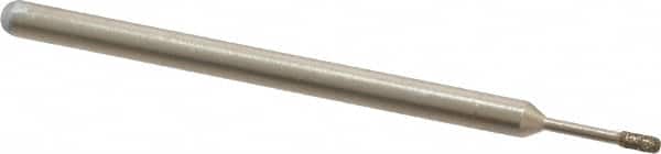 Made in USA - 1/8" Head Thickness CBN Grinding Pin - 1/8" Shank Diam Fine Grade, 120 Grit - Americas Industrial Supply