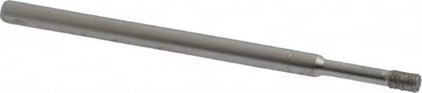 Made in USA - 0.157" Head Thickness Diamond (Abrasive) Grinding Pin - 1/8" Shank Diam Fine Grade, 120 Grit - Americas Industrial Supply