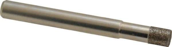 Made in USA - 1/4" Head Diam x 0.275" Head Thickness CBN Grinding Pin - 1/4" Shank Diam Fine Grade, 120 Grit - Americas Industrial Supply