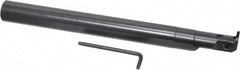 Seco - A..-CGHR, Right Hand, 0.216" Max Depth of Cut, Indexable Grooving Tool Holder - LC..1303.. Insert Compatibility, 8" OAL, Through Coolant - Americas Industrial Supply