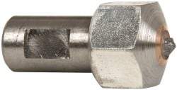 Made in USA - 1/2 Carat Single Point Diamond Dresser - 3/4" Long x 7/16" Shank Diam - Americas Industrial Supply