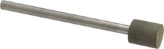 Made in USA - 5/16" Head Diam x 5/16" Head Thickness Diamond (Abrasive) Grinding Pin - 1/8" Shank Diam x 1.5625" Shank Length, Very Fine Grade, 150 Grit - Americas Industrial Supply