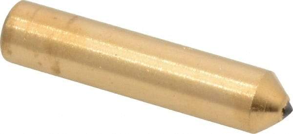 Norton - 1/4 Carat Single Point Diamond Dresser - 2" Long x 7/16" Shank Diam, Contains 1 Stone - Americas Industrial Supply