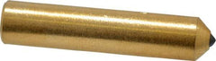 Norton - 1/2 Carat Single Point Diamond Dresser - 2" Long x 7/16" Shank Diam, Contains 3 Stones - Americas Industrial Supply