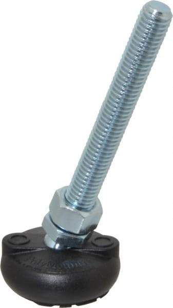 Gibraltar - 1/2-13 Bolt Thread, Studded Pivotal Stud Mount Leveling Pad & Mount - 4,000 Max Lb Capacity, 2" Base Diam - Americas Industrial Supply