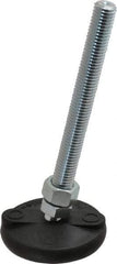 Gibraltar - 5/8-11 Bolt Thread, Studded Pivotal Stud Mount Leveling Pad & Mount - 5,000 Max Lb Capacity, 3" Base Diam - Americas Industrial Supply