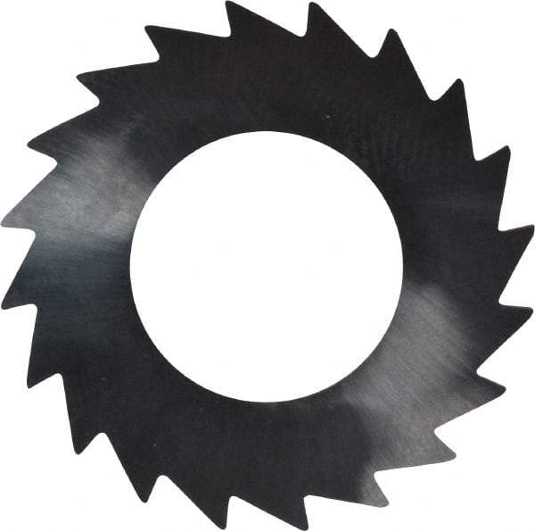 Made in USA - 1" Diam x 0.0313" Blade Thickness x 1/2" Arbor Hole Diam, 20 Tooth Slitting and Slotting Saw - Arbor Connection, Solid Carbide, Concave Ground - Americas Industrial Supply