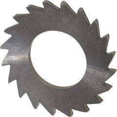 Made in USA - 1" Diam x 1/16" Blade Thickness x 1/2" Arbor Hole Diam, 20 Tooth Slitting and Slotting Saw - Arbor Connection, Solid Carbide, Concave Ground - Americas Industrial Supply