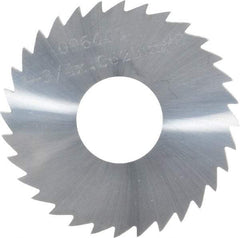 Made in USA - 1-3/4" Diam x 1/16" Blade Thickness x 5/8" Arbor Hole Diam, 32 Tooth Slitting and Slotting Saw - Arbor Connection, Solid Carbide, Concave Ground - Americas Industrial Supply