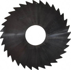 Made in USA - 1-3/4" Diam x 0.0313" Blade Thickness x 1/2" Arbor Hole Diam, 32 Tooth Slitting and Slotting Saw - Arbor Connection, Uncoated, Solid Carbide, Concave Ground - Americas Industrial Supply