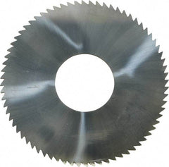 Made in USA - 2-1/2" Diam x 1/16" Blade Thickness x 7/8" Arbor Hole Diam, 72 Tooth Slitting and Slotting Saw - Arbor Connection, Solid Carbide, Concave Ground - Americas Industrial Supply