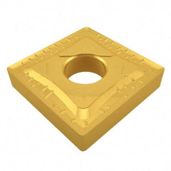 Iscar - CNMG432 GN Grade IC9150 Carbide Turning Insert - TiCN/Al2O3/TiN Finish, 80° Diamond, 1/2" Inscr Circle, 3/16" Thick, 1/32" Corner Radius - Americas Industrial Supply