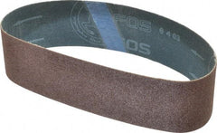 Made in USA - 2" Wide x 18-15/16" OAL, 60 Grit, Aluminum Oxide Abrasive Belt - Aluminum Oxide, Medium, Coated - Americas Industrial Supply