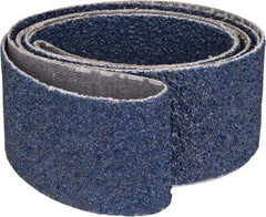 Norton - 1-1/2" Wide x 60" OAL, 36 Grit, Zirconia Alumina Abrasive Belt - Zirconia Alumina, Very Coarse, Coated, Y Weighted Cloth Backing, Dry, Series R821 - Americas Industrial Supply