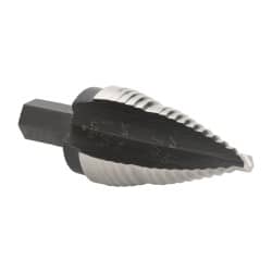Irwin - 2 Hole Sizes, 7/8 to 1-1/8" Hole Diam High Speed Steel Speedpoint Step Drill Bit - Americas Industrial Supply