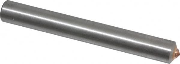 Made in USA - 1/2 Carat Single Point Diamond Dresser - 3" Long x 3/8" Shank Diam - Americas Industrial Supply