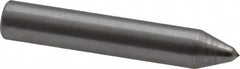 Made in USA - 1-1/2" Long x 1/4" Shank Diam Single Point Diamond Dresser - 90° Included Angle - Americas Industrial Supply