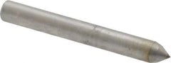 Made in USA - 1" Long x 1/8" Shank Diam Single Point Diamond Dresser - 70° Included Angle - Americas Industrial Supply