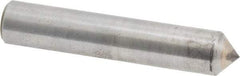 Made in USA - 1/2 Carat Single Pencil Point Diamond Dresser - 2" Long x 3/8" Shank Diam, 90° Included Angle - Americas Industrial Supply