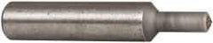 Made in USA - 0.01" Radius Single Point Diamond Dresser - 2" Long x 3/8" Shank Diam - Americas Industrial Supply