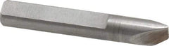 Made in USA - 0.025" Single Point Diamond Dresser - 1-9/16" Long x 1/4" Shank Diam, 40° Included Angle - Americas Industrial Supply