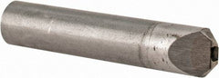 Value Collection - 3/4 Carat Single Point Chisel Edge Diamond - 2" Long x 3/8" Shank Diam, 60° Included Angle - Americas Industrial Supply