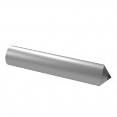 Norton - 1" Long x 1/4" Shank Diam Single Point Diamond Dresser - 60° Included Angle - Americas Industrial Supply