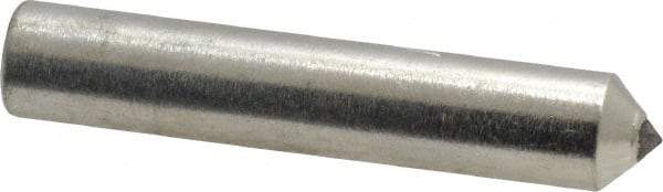 Norton - 1/3 Carat Single Point Diamond Dresser - 2" Long x 3/8" Shank Diam, 60° Included Angle - Americas Industrial Supply