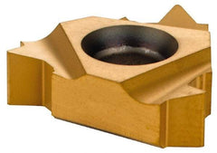 Seco - 22NR Internal Right Hand 6 UN Laydown Threading Insert - Grade CP500, TiAlN/TiN Coated Carbide - Americas Industrial Supply
