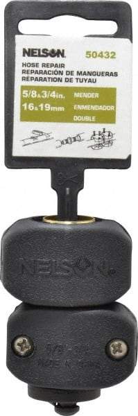 Nelson - 5/8 & 3/4 Garden Hose Fitting - Brass & Nylon - Americas Industrial Supply