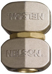 Nelson - 5/8 & 3/4 Garden Hose Fitting - Brass & Metal - Americas Industrial Supply