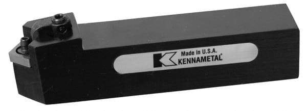 Kennametal - MCHN, Neutral Cut, 0° Lead Angle, 1" Shank Height x 1" Shank Width, Negative Rake Indexable Turning Toolholder - 5" OAL, CN..43. Insert Compatibility, Series Kenloc - Americas Industrial Supply