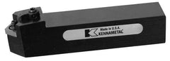 Kennametal - MCHN, Neutral Cut, 0° Lead Angle, 1" Shank Height x 1" Shank Width, Negative Rake Indexable Turning Toolholder - 5" OAL, CN..43. Insert Compatibility, Series Kenloc - Americas Industrial Supply