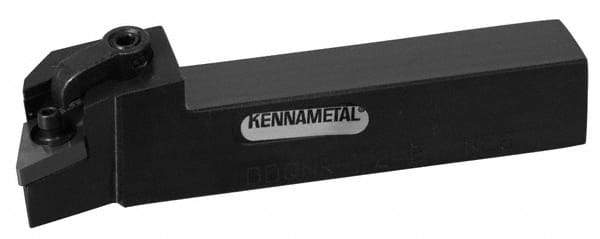 Kennametal - MDQN, Left Hand Cut, 27.5° Lead Angle, 1-1/2" Shank Height x 1-1/2" Shank Width, Negative Rake Indexable Turning Toolholder - 6" OAL, DN..43. Insert Compatibility, Series Kenloc - Americas Industrial Supply