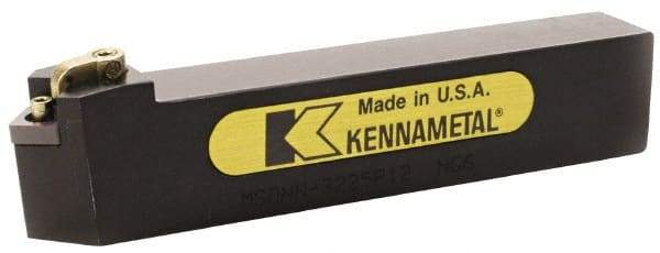 Kennametal - MSDN, Neutral Cut, 0° Lead Angle, 25mm Shank Height x 25mm Shank Width, Negative Rake Indexable Turning Toolholder - 150mm OAL, SN..1506.. Insert Compatibility, Series Kenloc - Americas Industrial Supply