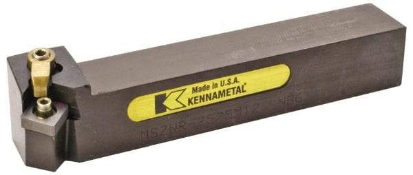 Kennametal - MSZN, Right Hand Cut, 25mm Shank Height x 25mm Shank Width, Negative Rake Indexable Turning Toolholder - 150mm OAL, SN..1204.. Insert Compatibility, Series Kenloc - Americas Industrial Supply