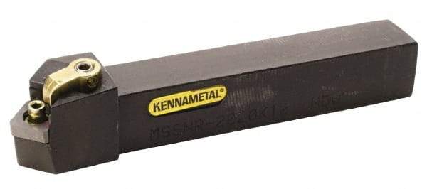 Kennametal - MSSN, Right Hand Cut, 45° Lead Angle, 20mm Shank Height x 20mm Shank Width, Negative Rake Indexable Turning Toolholder - 125mm OAL, SN..1204.. Insert Compatibility, Series Kenloc - Americas Industrial Supply