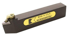 Kennametal - MTEN, Neutral Cut, 0° Lead Angle, 25mm Shank Height x 25mm Shank Width, Negative Rake Indexable Turning Toolholder - 150mm OAL, TN..2204.. Insert Compatibility, Series Kenloc - Americas Industrial Supply