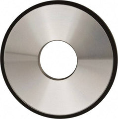 Made in USA - 4" Diam x 1-1/4" Hole x 1/4" Thick, N Hardness, 220 Grit Surface Grinding Wheel - Diamond, Type 1A1, Very Fine Grade - Americas Industrial Supply