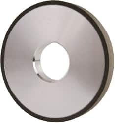 Made in USA - 4" Diam x 1-1/4" Hole x 1/2" Thick, N Hardness, 100 Grit Surface Grinding Wheel - Diamond, Type 1A1, Fine Grade - Americas Industrial Supply