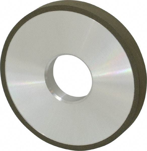 Made in USA - 4" Diam x 1-1/4" Hole x 1/2" Thick, N Hardness, 150 Grit Surface Grinding Wheel - Diamond, Type 1A1, Very Fine Grade - Americas Industrial Supply