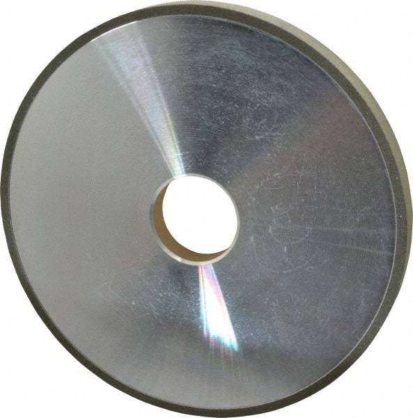 Made in USA - 6" Diam x 1-1/4" Hole x 1/2" Thick, N Hardness, 100 Grit Surface Grinding Wheel - Diamond, Type 1A1, Fine Grade - Americas Industrial Supply