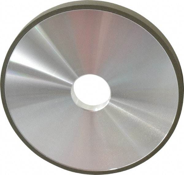 Made in USA - 6" Diam x 1-1/4" Hole x 1/2" Thick, N Hardness, 220 Grit Surface Grinding Wheel - Diamond, Type 1A1, Very Fine Grade - Americas Industrial Supply