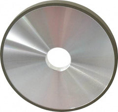 Made in USA - 6" Diam x 1-1/4" Hole x 1/2" Thick, N Hardness, 220 Grit Surface Grinding Wheel - Diamond, Type 1A1, Very Fine Grade - Americas Industrial Supply