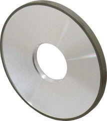 Made in USA - 4" Diam x 1-1/4" Hole x 1/4" Thick, N Hardness, 220 Grit Surface Grinding Wheel - Diamond, Type 1A1, Very Fine Grade - Americas Industrial Supply