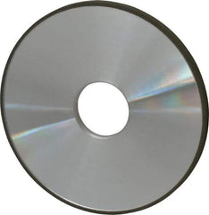 Made in USA - 5" Diam x 1-1/4" Hole x 1/4" Thick, N Hardness, 100 Grit Surface Grinding Wheel - Diamond, Type 1A1, Fine Grade - Americas Industrial Supply
